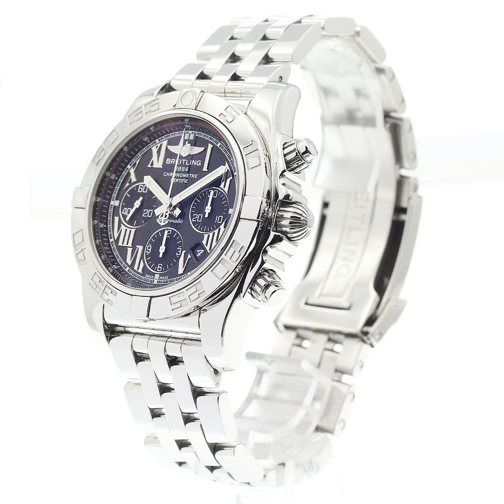 BREITLING Chronomat 44 AB0110 Date black Dial Automatic Men's Watch_896150