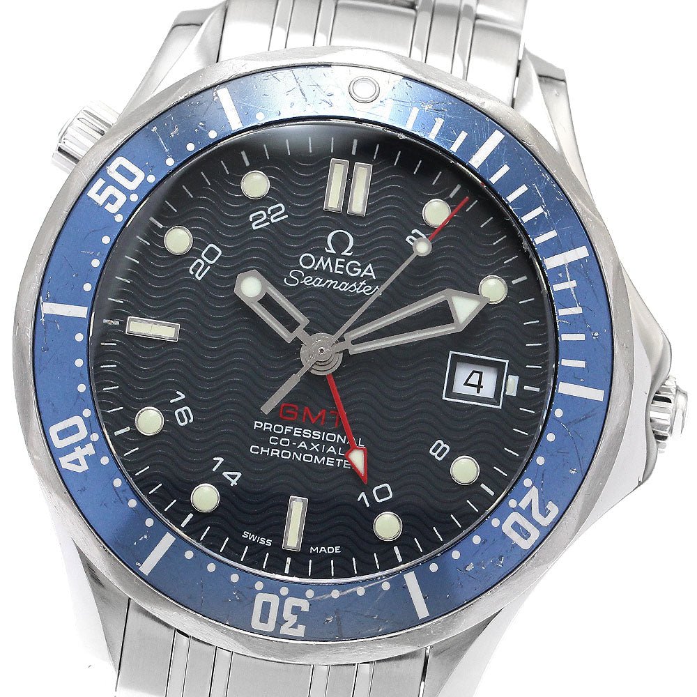 OMEGA Seamaster Diver 300 2535.80 GMT Coaxial Automatic Men's Watch_896154