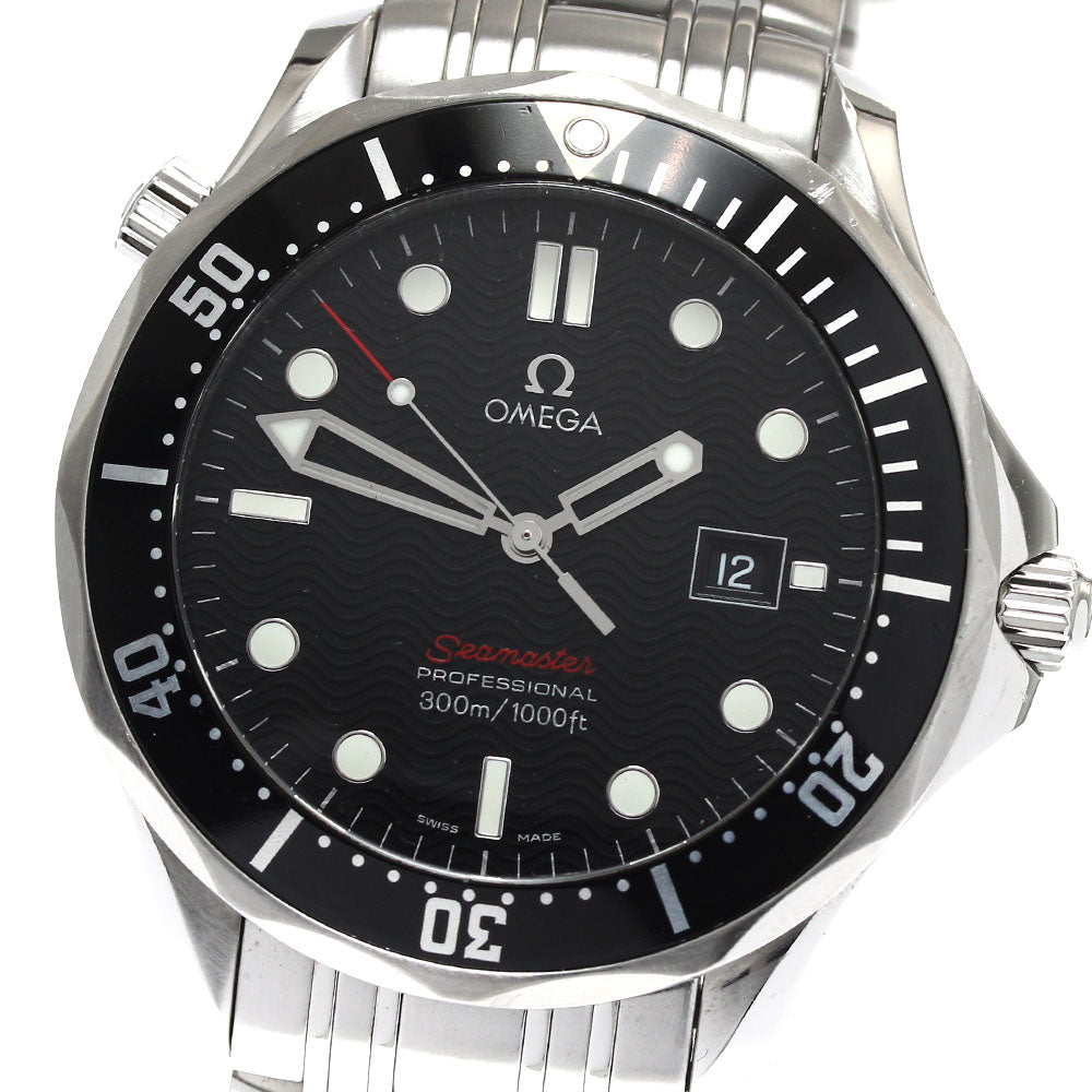 OMEGA Seamaster300 212.30.41.61.01.001 Date Black Dial Quartz Men's Watch_896158
