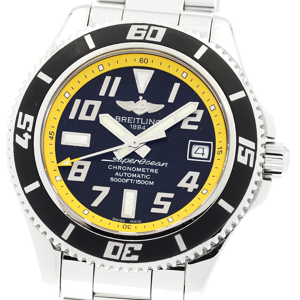 BREITLING Super Ocean 42 A17364 Date black Dial Automatic Men's Watch_896174