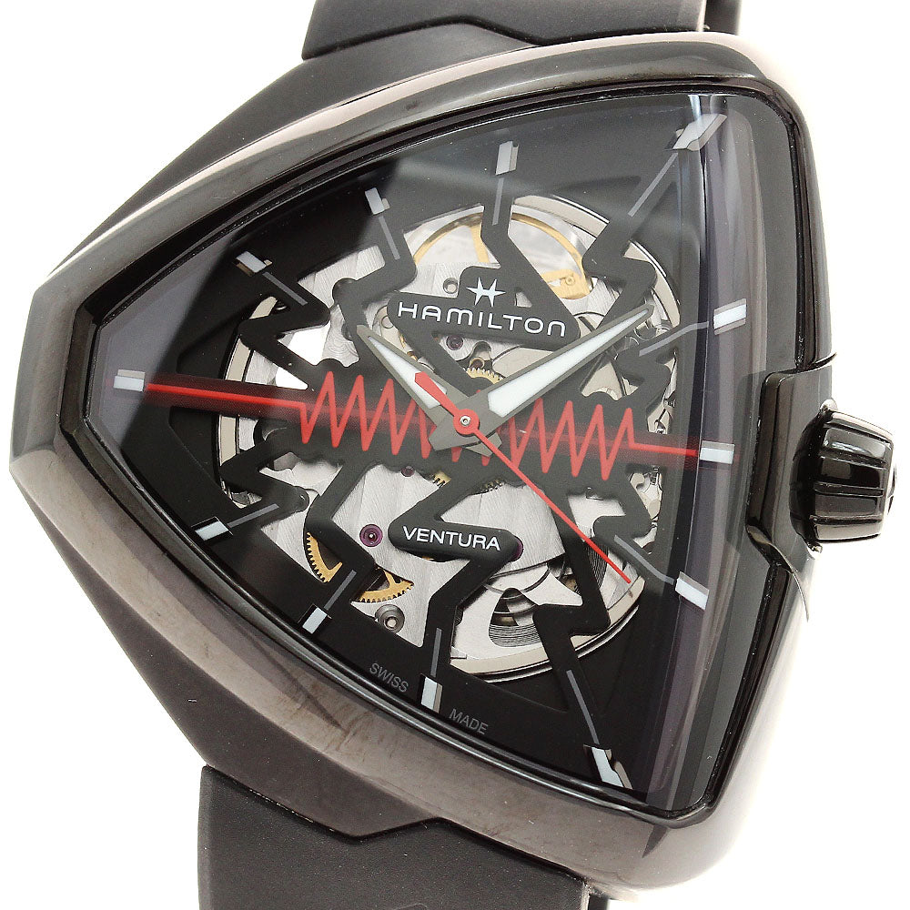 HAMILTON Ventura Elvis 80 Skeleton H245350 skeleton Dial Automatic Men's_896175