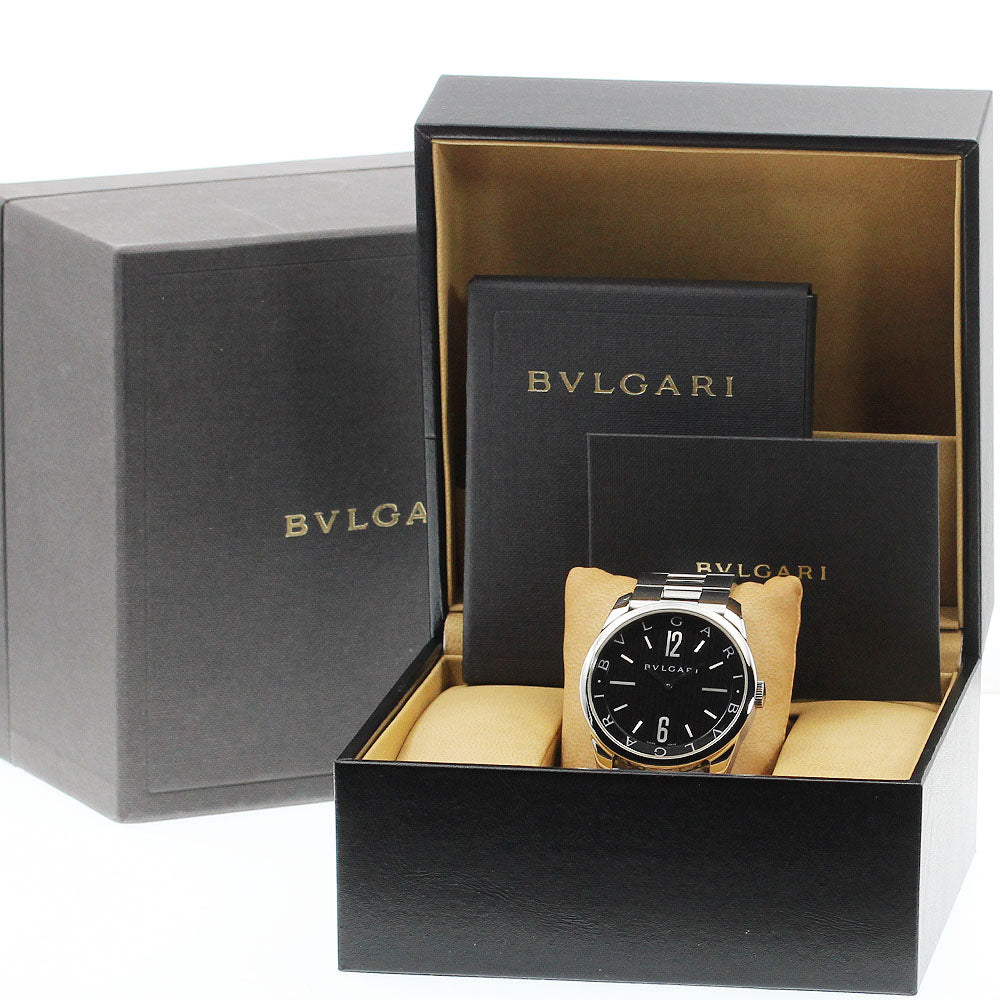 BVLGARI Solo tempo ST42S black Dial Quartz Men's Watch_896177