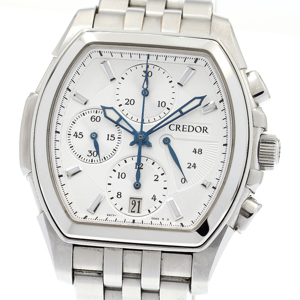 SEIKO CREDOR Pacificique 6S77-00A0/GCBK993 Chronograph Automatic Men's _896178