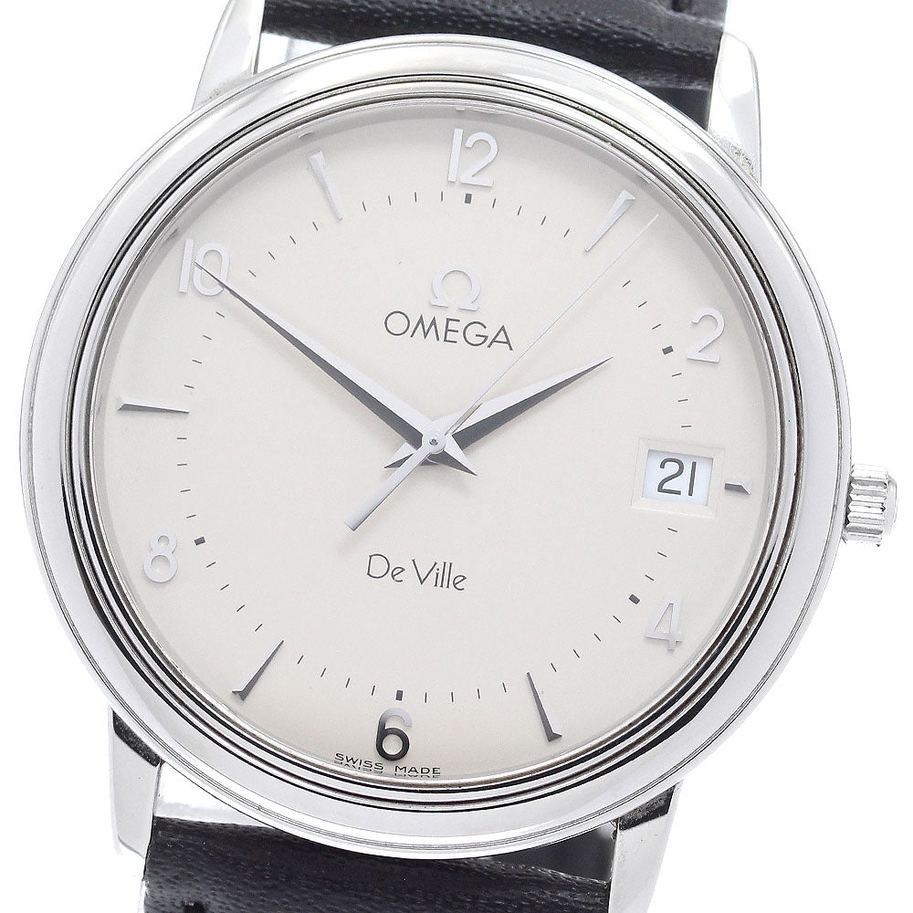 OMEGA De Ville Prestige 4810.30.02 Date beige Dial Quartz Men's Watch_896183
