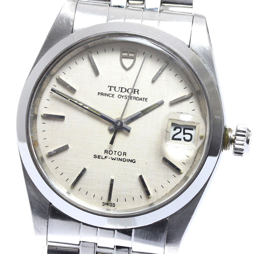 TUDOR Prince Oyster Date 74000N Cal.2824-2 Silver Dial Automatic Men's Watch_896190