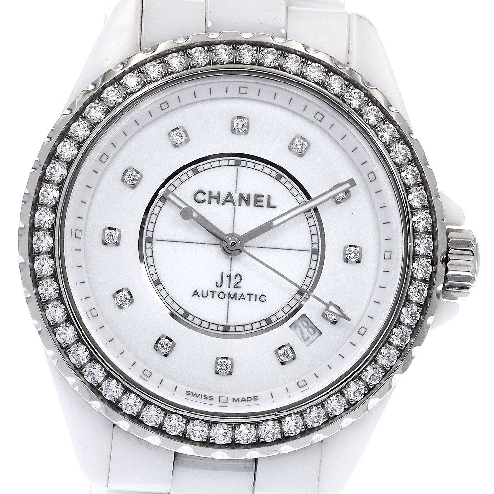 CHANEL J12 H7189 12P diamond date white Dial Automatic Men's Watch_896192