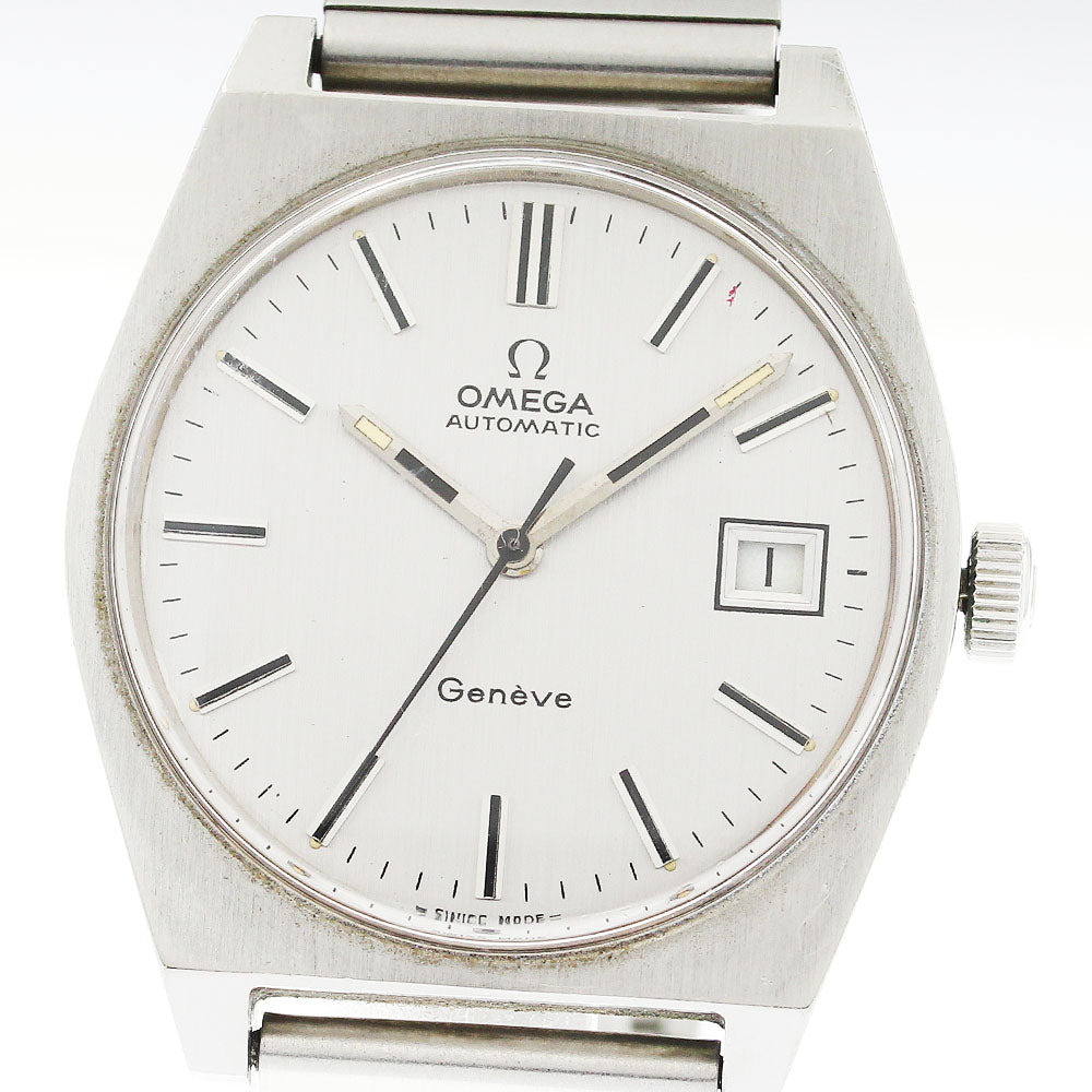 OMEGA Geneve 166.0118 Date Cal.1481 Silver Dial Automatic Men's Watch_896196