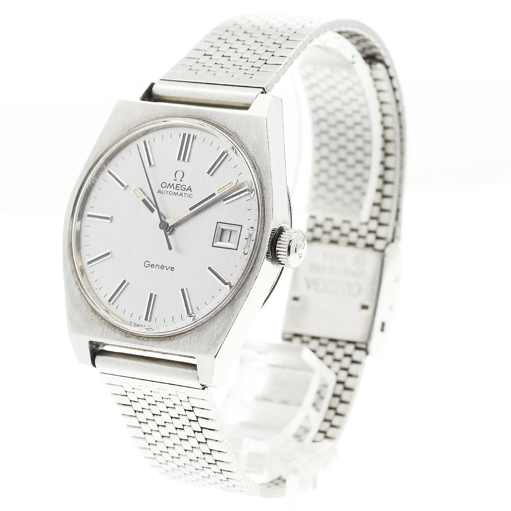 OMEGA Geneve 166.0118 Date Cal.1481 Silver Dial Automatic Men's Watch_896196