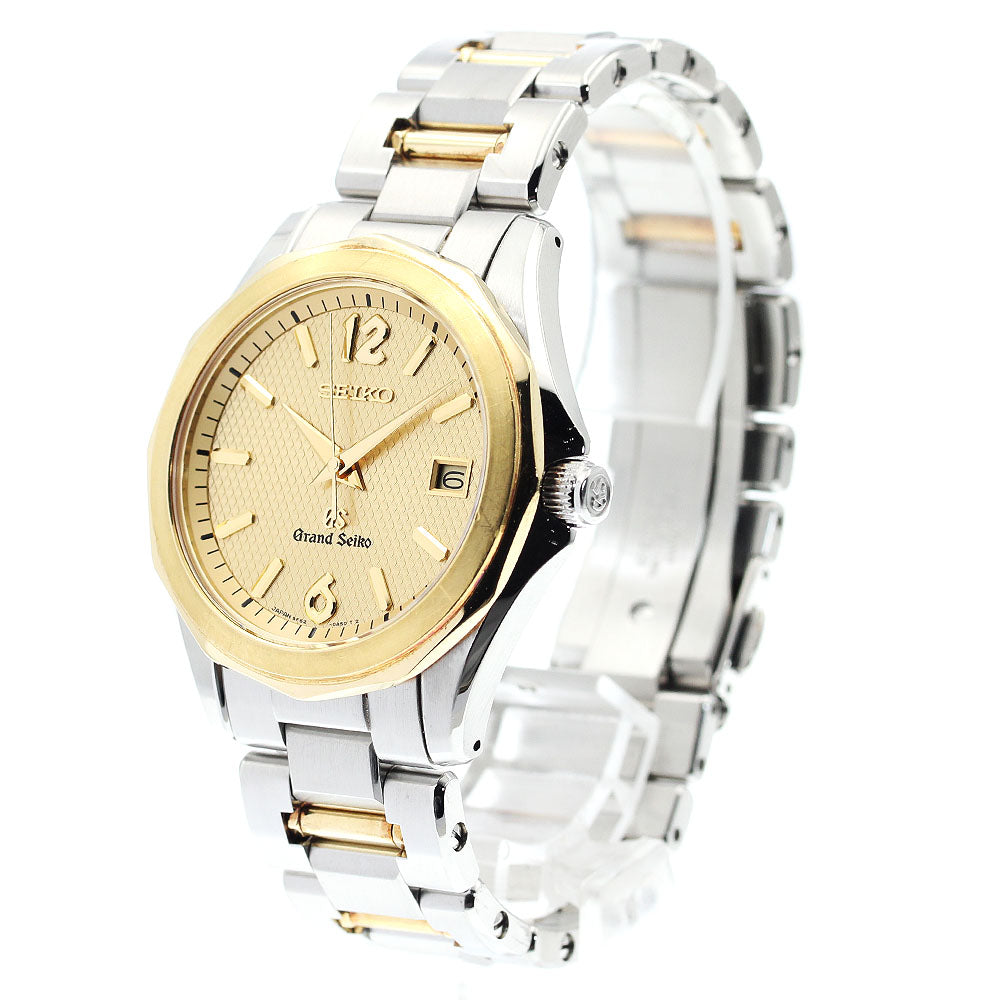 SEIKO Grand Seiko SBGX036/9F62-0A70 Date gold Dial Quartz Men's Watch_896202