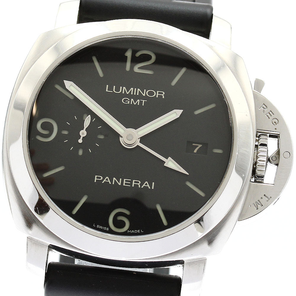 PANERAI Luminor 1950 3 Days PAM00320 GMT black Dial Automatic Men's Watch_896205