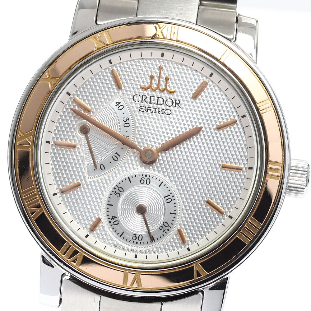 SEIKO CREDOR GCAY992/4S79-0020 Power reserve Hand Winding Men's Watch_896210