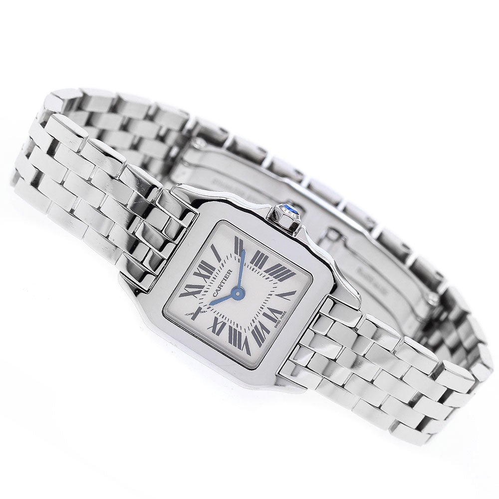 CARTIER Santos de Moiselle SM W25064Z5 beige Dial Quartz Ladies Watch_896211