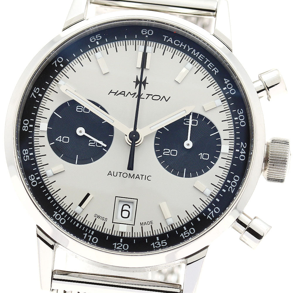 HAMILTON Intramatic H384160 Chronograph beige Dial Automatic Men's Watch_896233