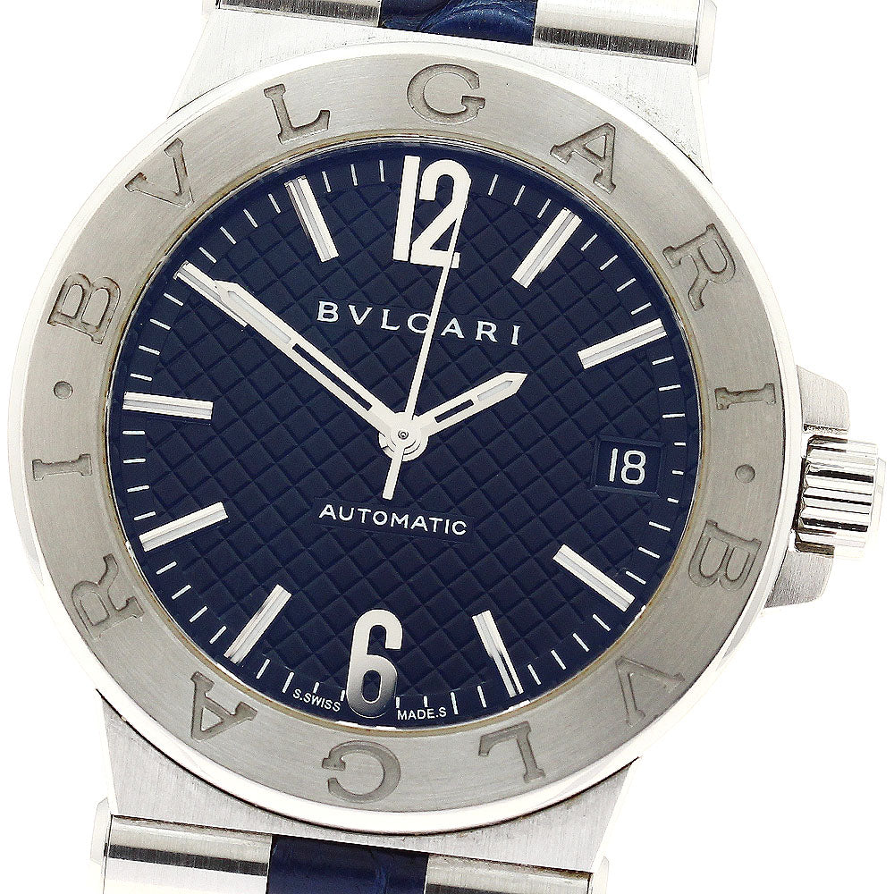 BVLGARI Diagono DG35S Date black Dial Automatic Men's Watch_896238