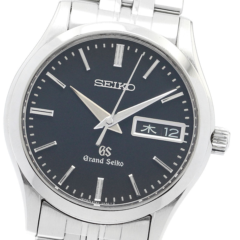 SEIKO Grand Seiko SBGT021/9F83-0AB0 Day date black Dial Quartz Men's_896245