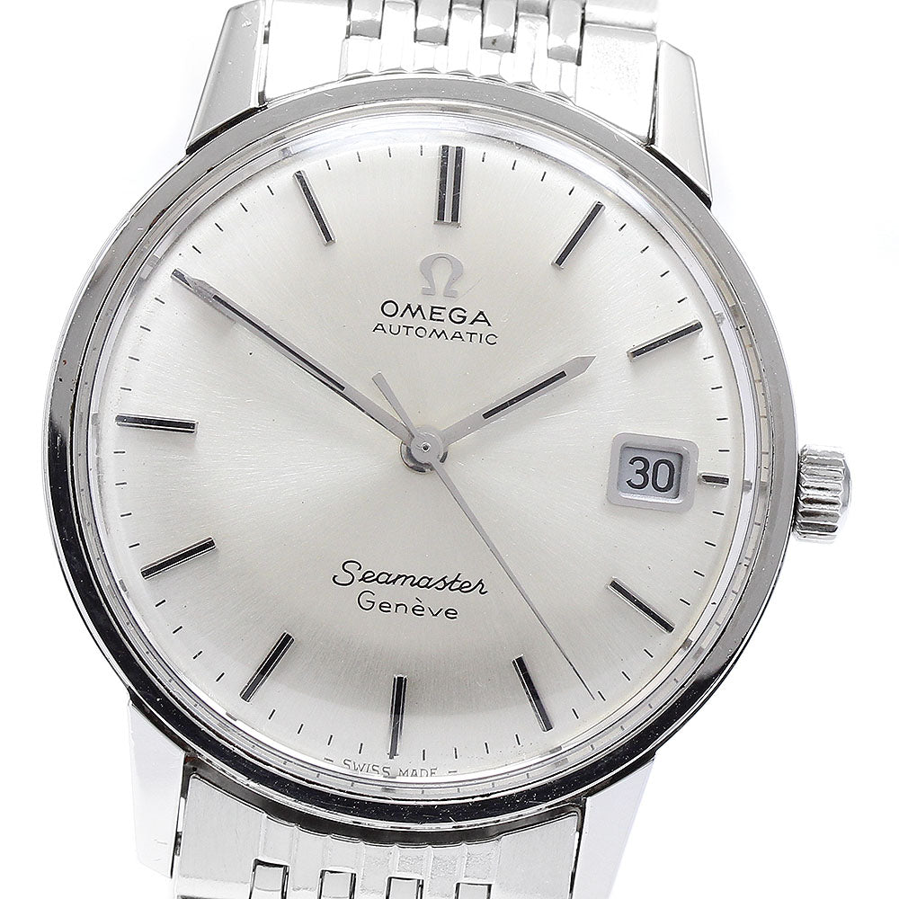OMEGA Seamaster Geneve 166.037SP Cal.565 Date Silver Dial Automatic Men's_896249