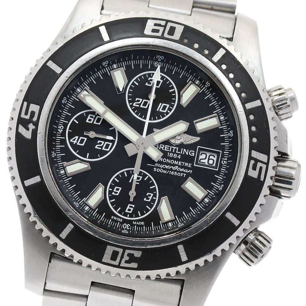 BREITLING Super Ocean A13341 Chronograph black Dial Automatic Men's Watch_896251