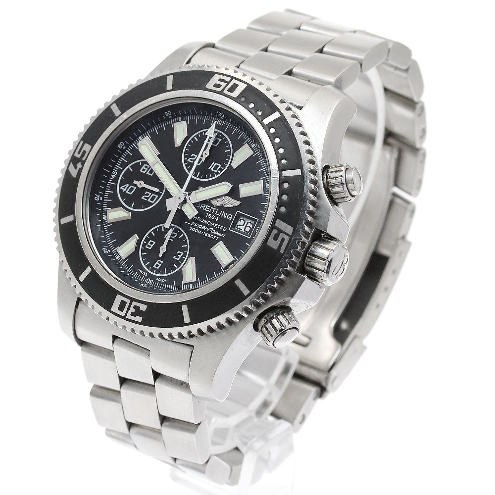 BREITLING Super Ocean A13341 Chronograph black Dial Automatic Men's Watch_896251