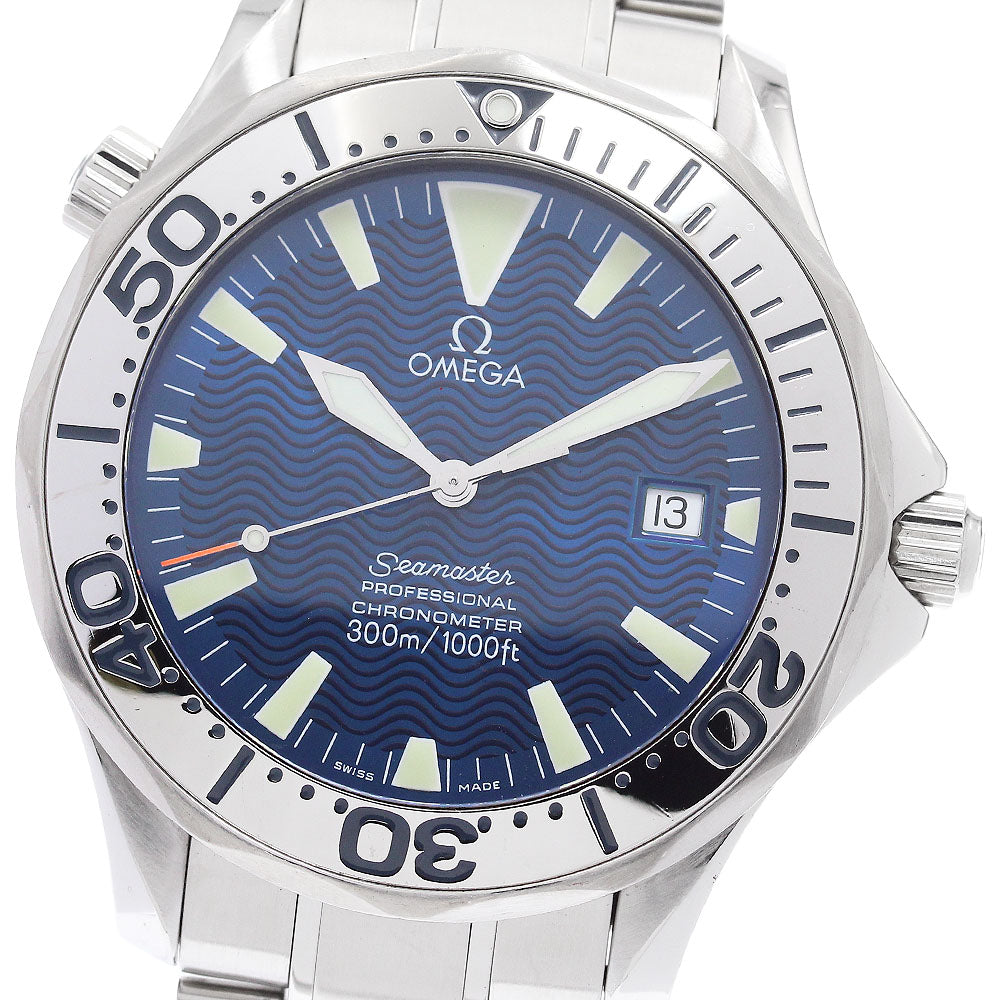 OMEGA Seamaster300 2255.80 Date blue Dial Automatic Men's Watch_896259