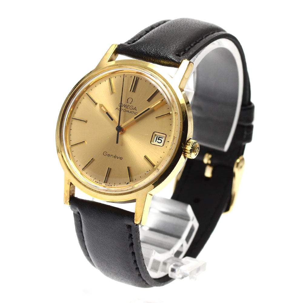 OMEGA Geneve 166.0163 Date Cal.1012 gold Dial Automatic Men's Watch_896262