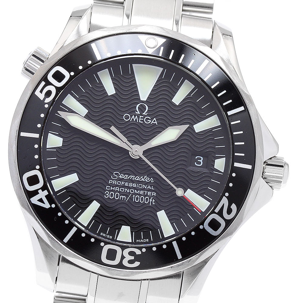 OMEGA Seamaster300 2254.50 Date black Dial Automatic Men's Watch_896263