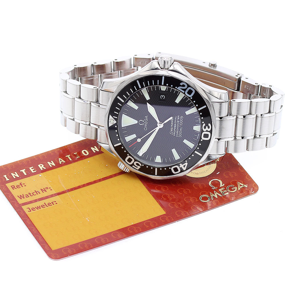 OMEGA Seamaster300 2254.50 Date black Dial Automatic Men's Watch_896263