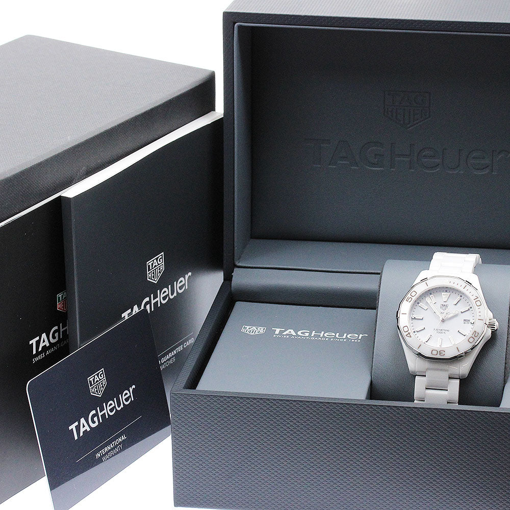 TAG HEUER Aquaracer WAY1391.BH0717 Ceramic white Dial Quartz Ladies _896264