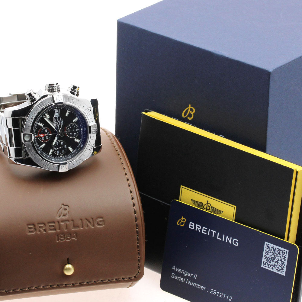 BREITLING Avenger II 43mm A13381 Chronograph Automatic Men's Watch_896315