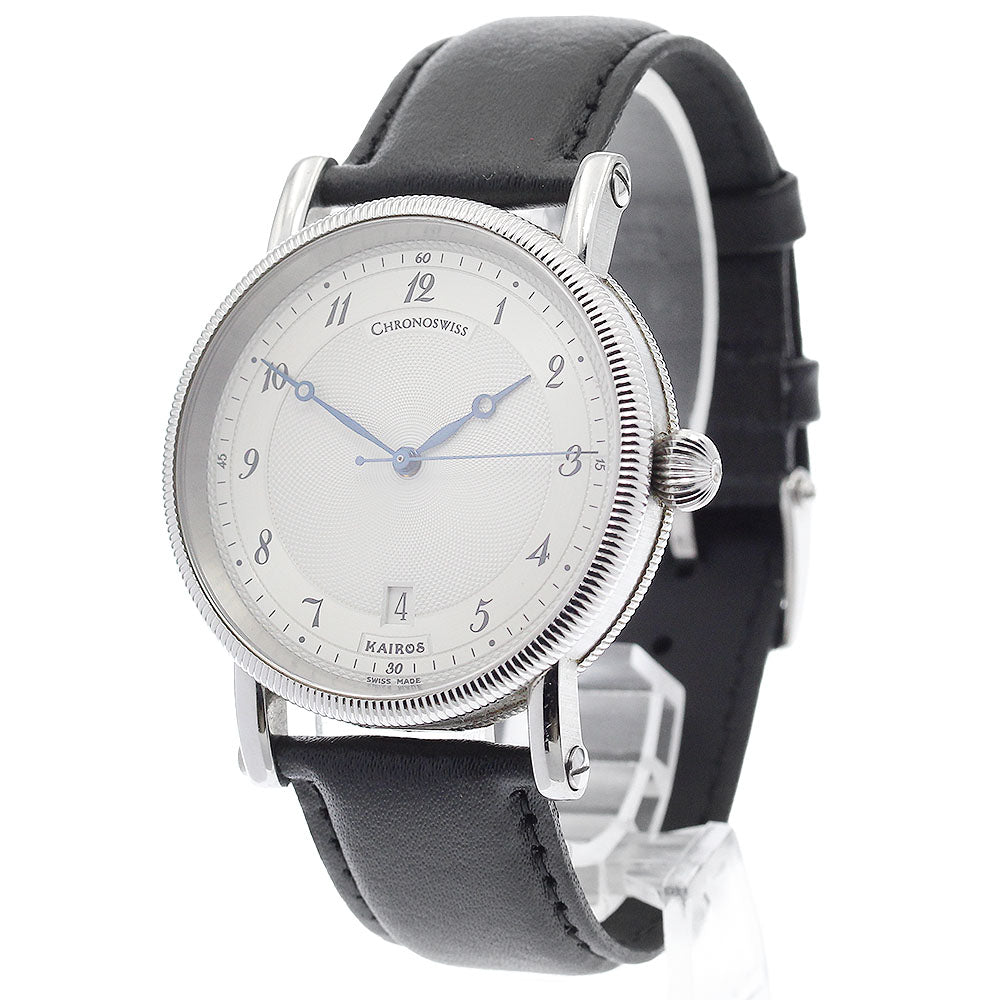 Chronoswiss Cairos CH2823 Date Silver Dial Automatic Men's Watch_896319