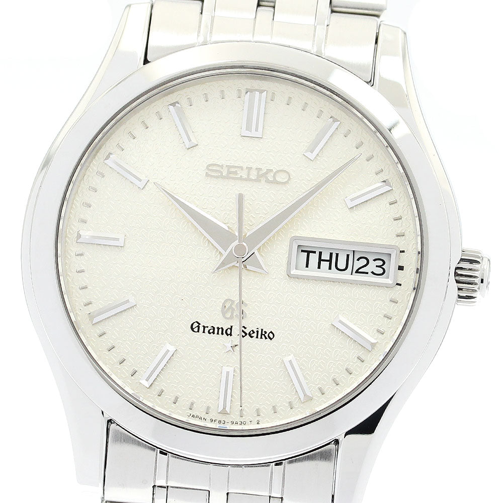 SEIKO Grand Seiko SBGT011/9F83-9A50 Day date Silver Dial QZ Men's Watch_896321