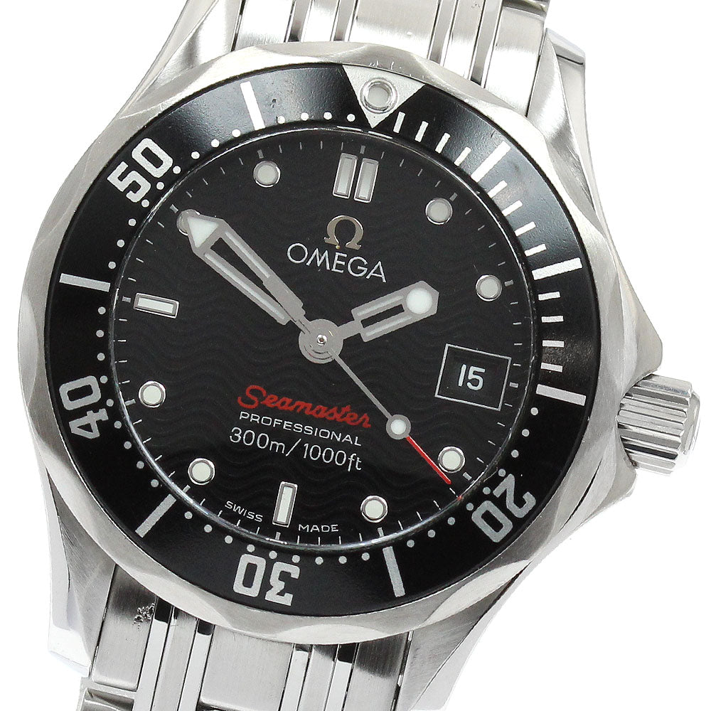OMEGA Seamaster300 212.30.28.61.01.001 Black Dial Quartz Ladies Watch_896323