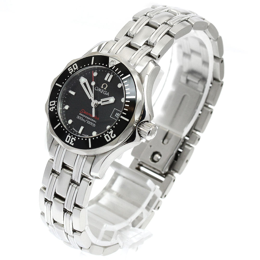 OMEGA Seamaster300 212.30.28.61.01.001 Black Dial Quartz Ladies Watch_896323