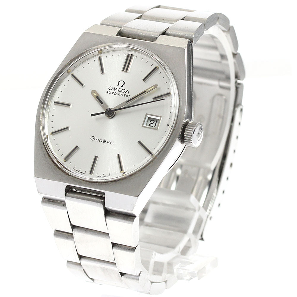 OMEGA Geneve 166.099 Date Cal.1481 Silver Dial Automatic Men's Watch_896333