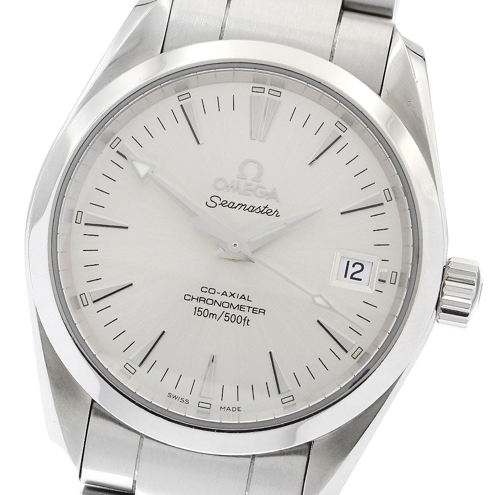 OMEGA Seamaster Aqua Terra 2504.30 Date Silver Dial Automatic Boy's Watch_896345