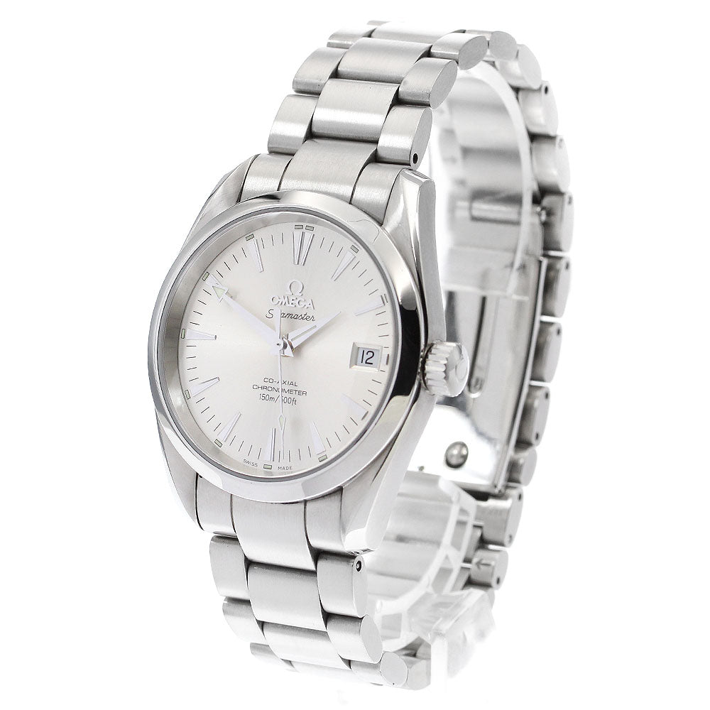 OMEGA Seamaster Aqua Terra 2504.30 Date Silver Dial Automatic Boy's Watch_896345