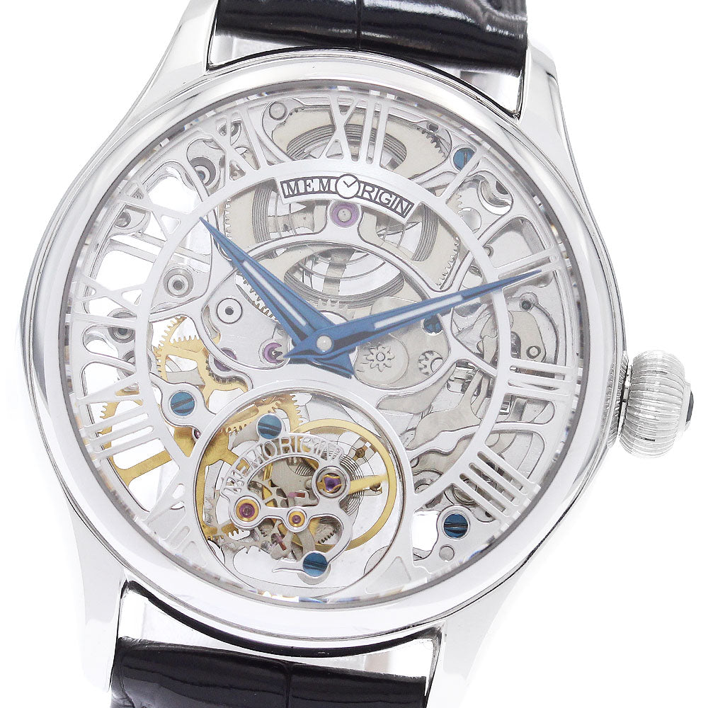 MEMORIGIN ready 4894379130316 Tourbillon skeleton Dial Hand Winding Ladies Watch_896349