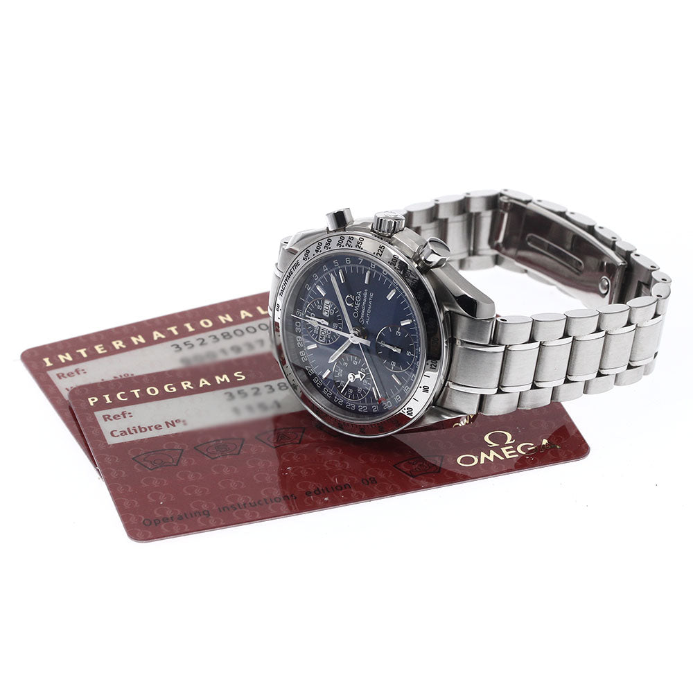 OMEGA Speedmaster 3523.80 chronograph Navy Dial Automatic Men's Watch_896351