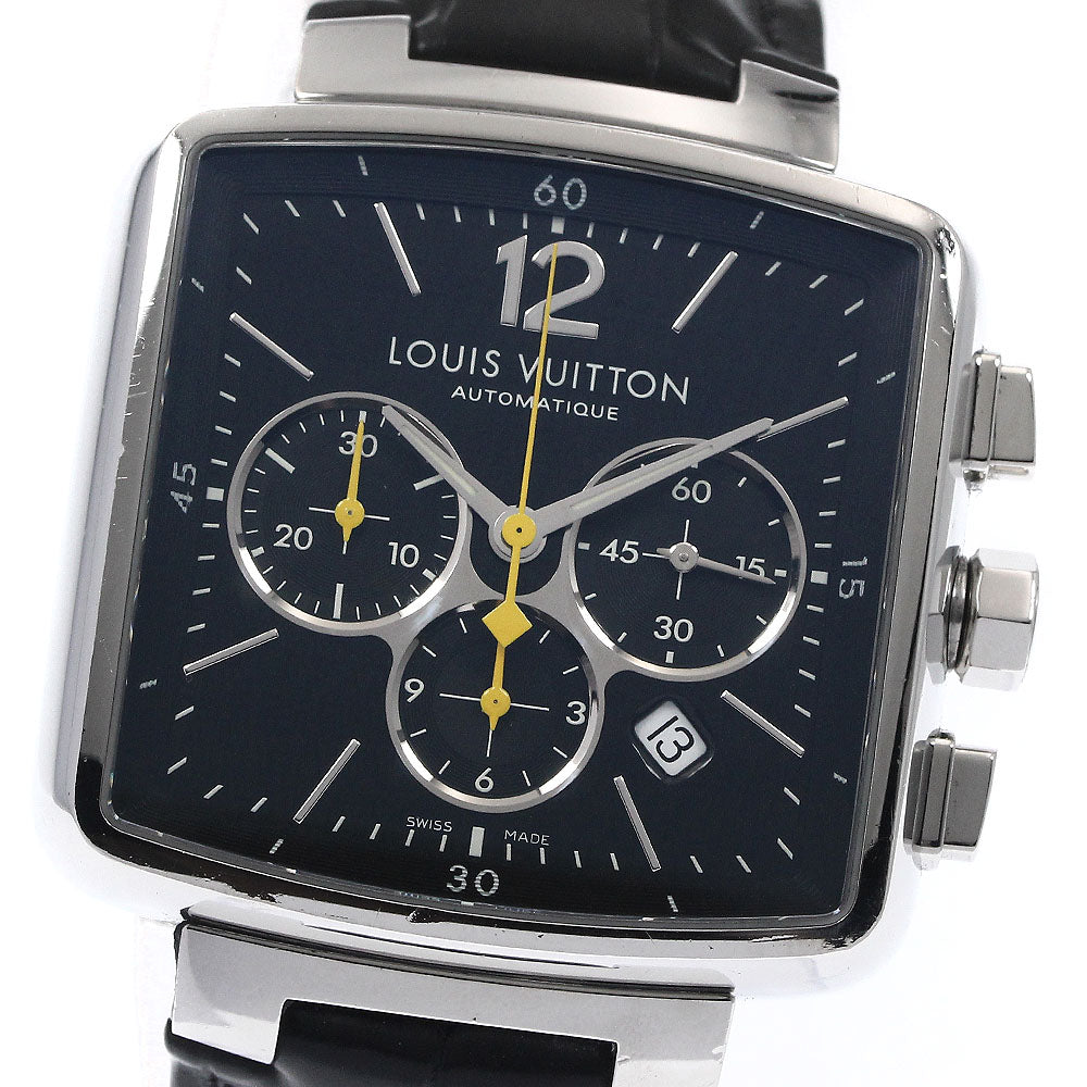 LOUIS VUITTON Speedy Q212G Chronograph black Dial Automatic Men's Watch_896356