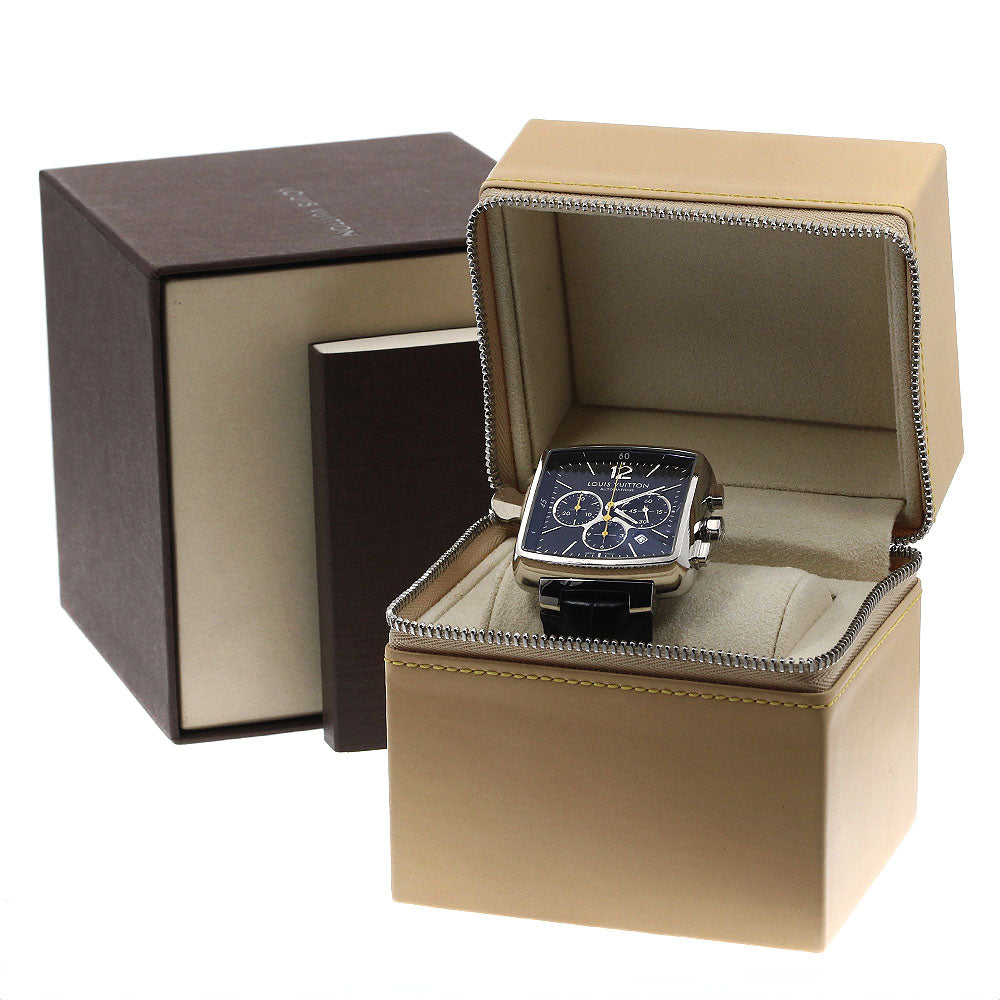 LOUIS VUITTON Speedy Q212G Chronograph black Dial Automatic Men's Watch_896356