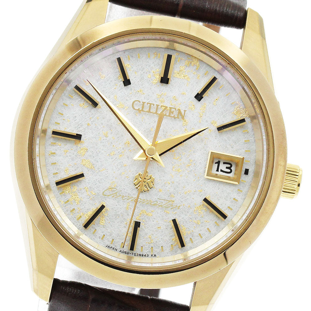 CITIZEN The citizen A060-T025978/AQ4042-01P Eco Drive 25th Anniversary Silver / Gold Dial Solar Powered Men's Watch_896373
