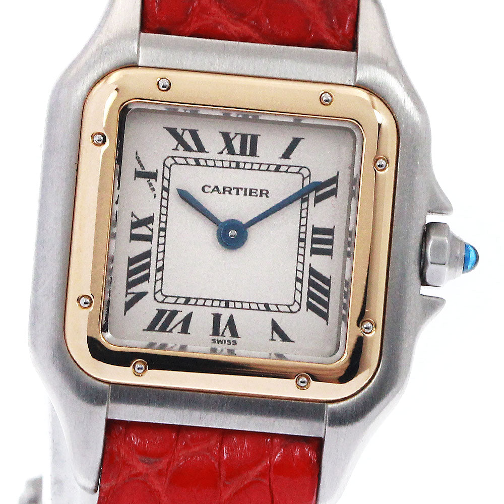 CARTIER PANTHERE SM W250295D YG bezel beige Dial Quartz Ladies Watch_896374