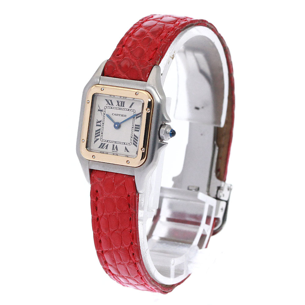 CARTIER PANTHERE SM W250295D YG bezel beige Dial Quartz Ladies Watch_896374