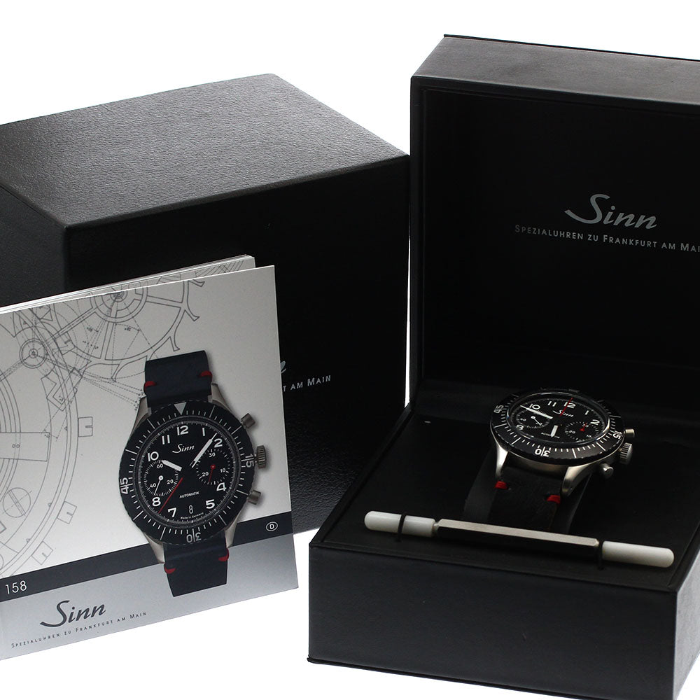 Sinn 158 Limited to 500 chronographs black Dial Automatic Men's Watch_896387