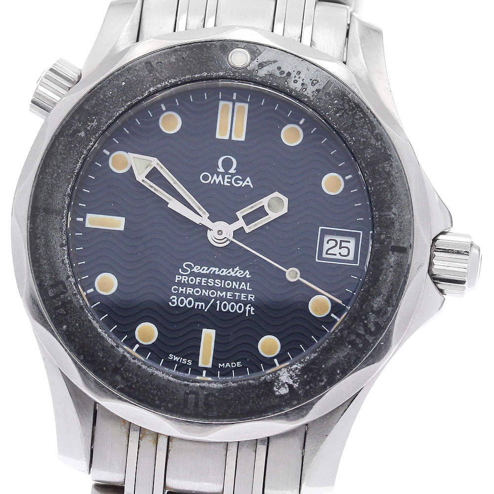 OMEGA Seamaster Diver 300M 2552.80 Date Navy Dial Automatic Boy's Watch_896396
