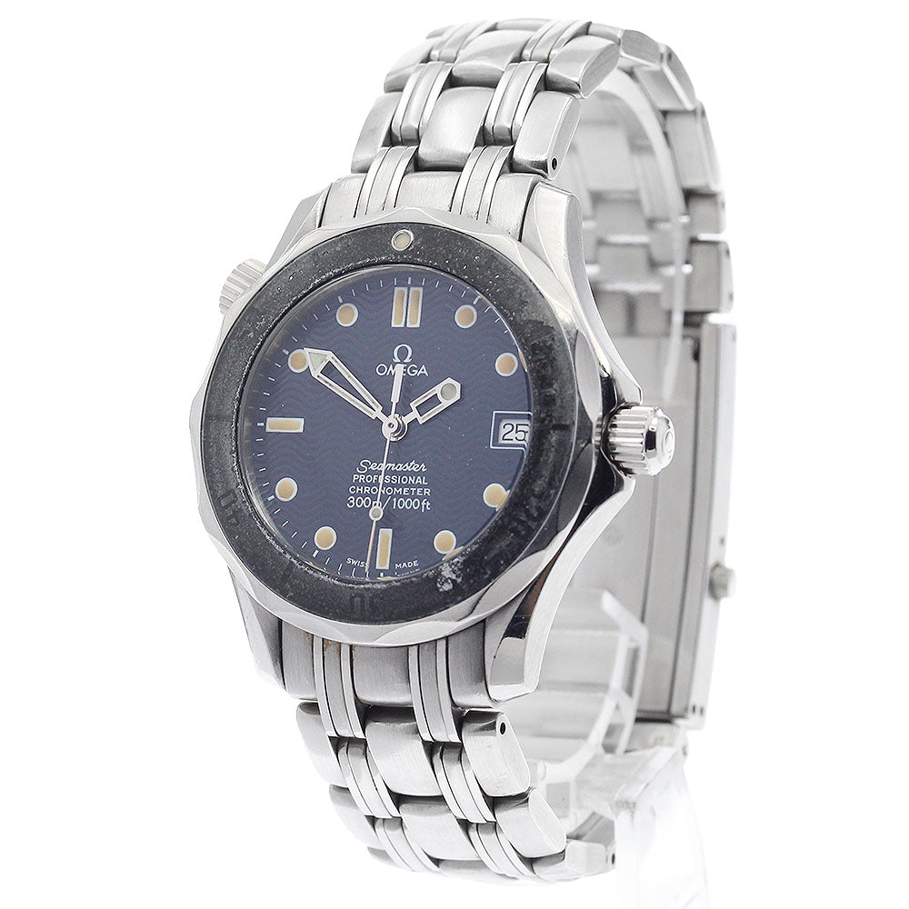 OMEGA Seamaster Diver 300M 2552.80 Date Navy Dial Automatic Boy's Watch_896396