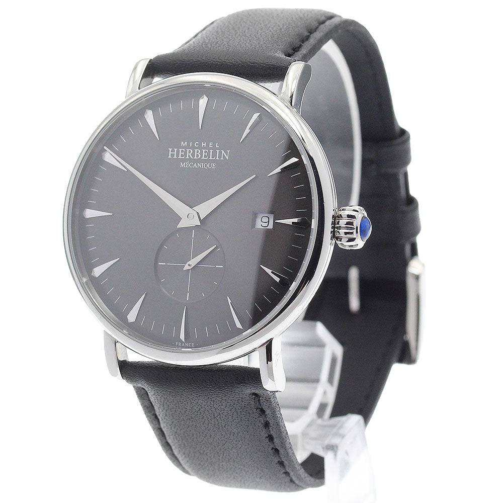 MICHEL HERBELIN Inspiration 1947 Date Gray Dial Hand Winding Men's Watch_896413