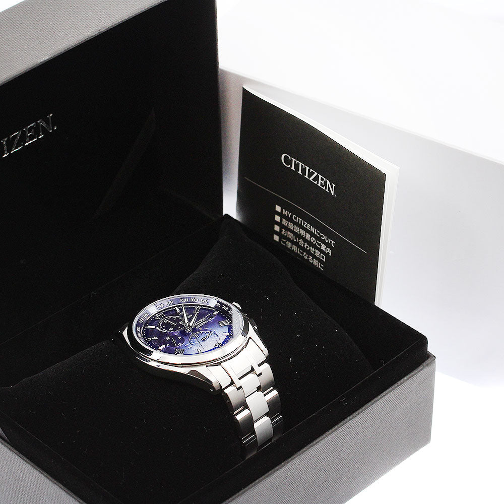 CITIZEN ATESA DEAR Collection AT8240-66L Solar Powered Radio Men's Watch_896414