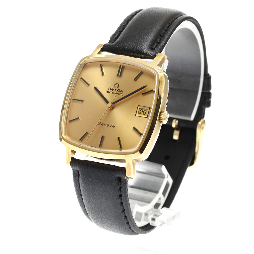 OMEGA Geneve MD162.0080 Date Cal.1012 Square gold Dial Automatic Men's_896438
