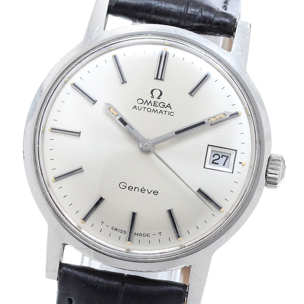 OMEGA Geneve 166.070 Cal.565 Date Silver Dial Automatic Men's Watch_896443