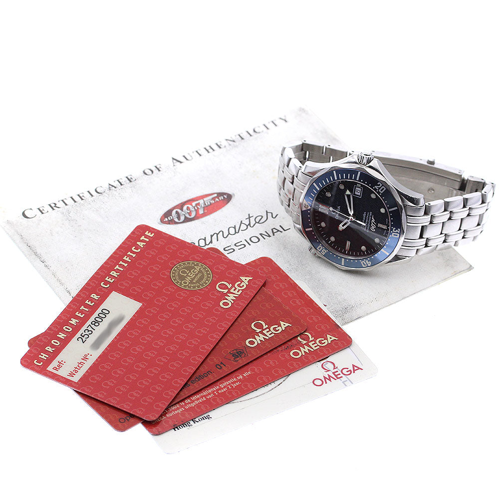 OMEGA Seamaster300 2537.80 007 James Bond Date Automatic Men's Watch_896480